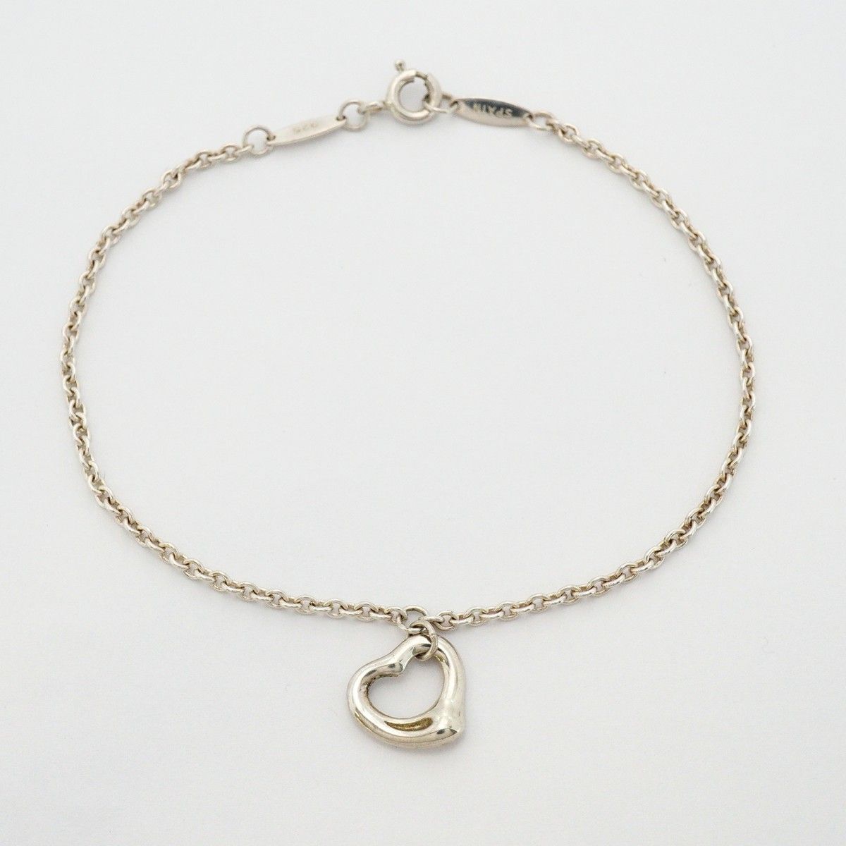 Tiffany & Co Bracelet Open Heart 925 Sterling Silver — view 3
