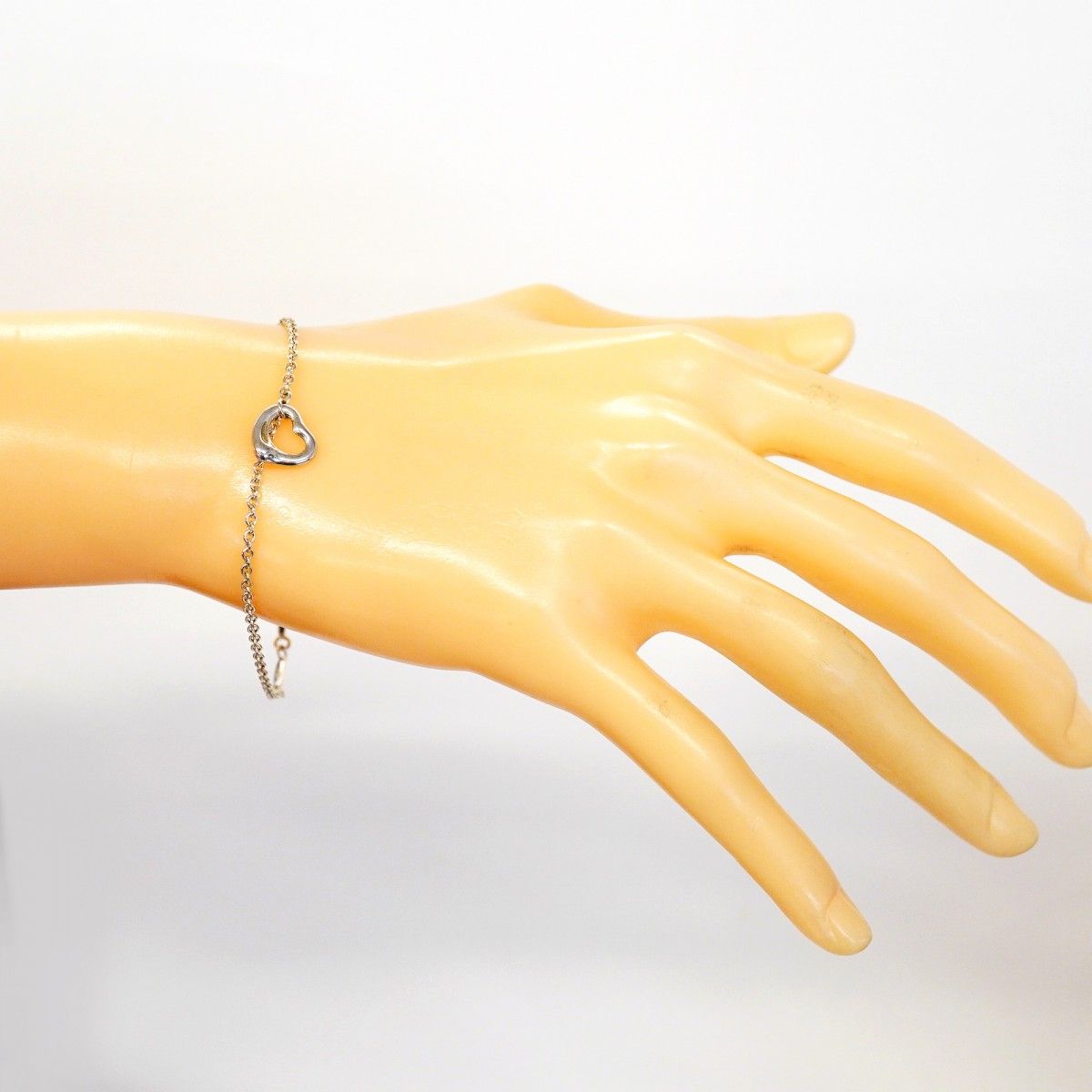 Tiffany & Co Bracelet Open Heart 925 Sterling Silver — view 6