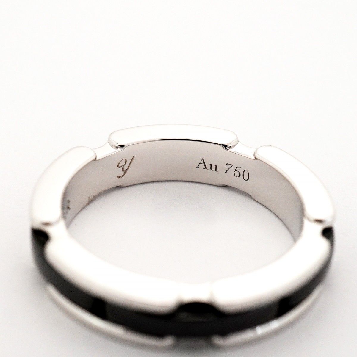 Chanel Ring Ultra Collection 18k White Gold Ceramic Black — view 7