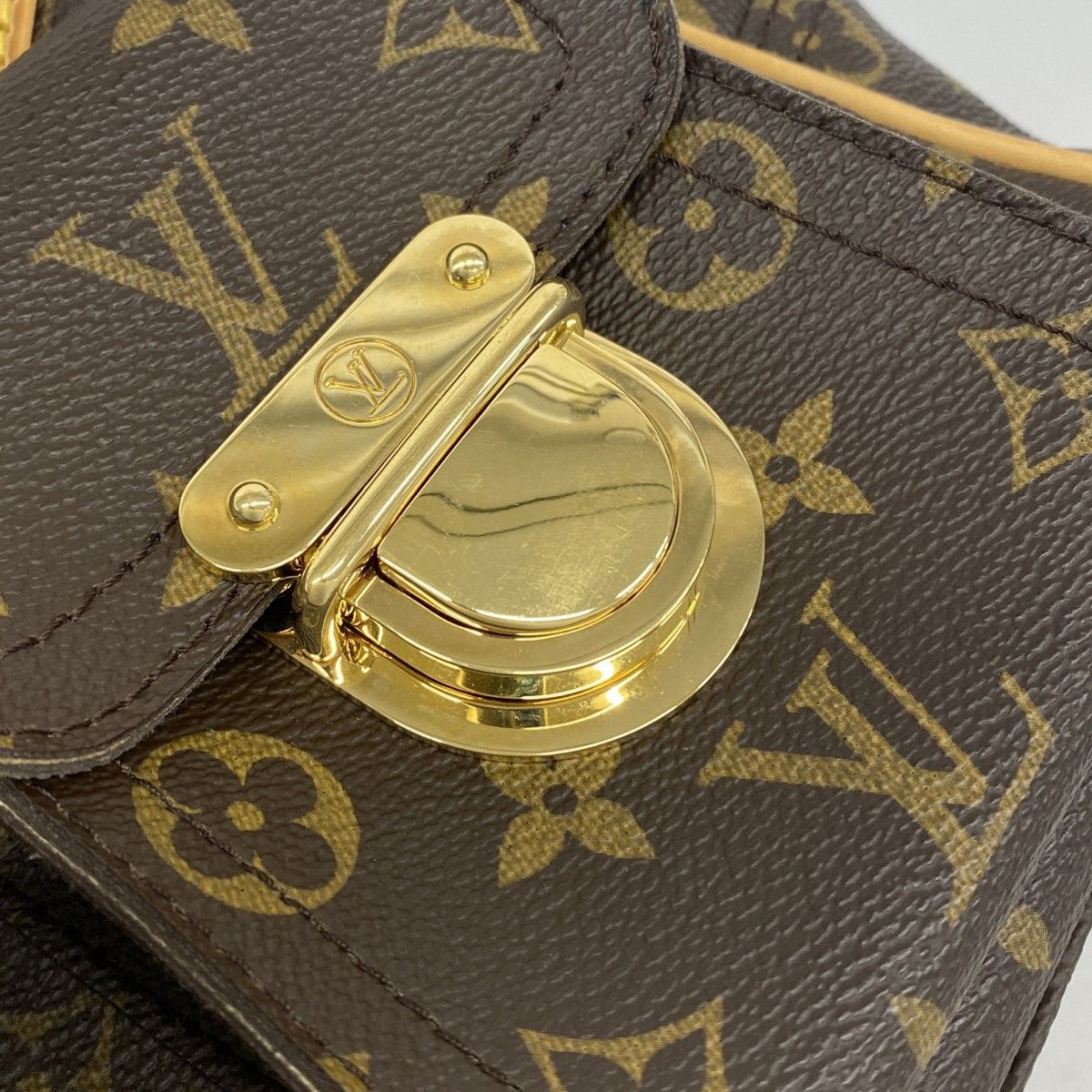 Louis Vuitton Handbag Monogram Manhattan PM Brown — view 8
