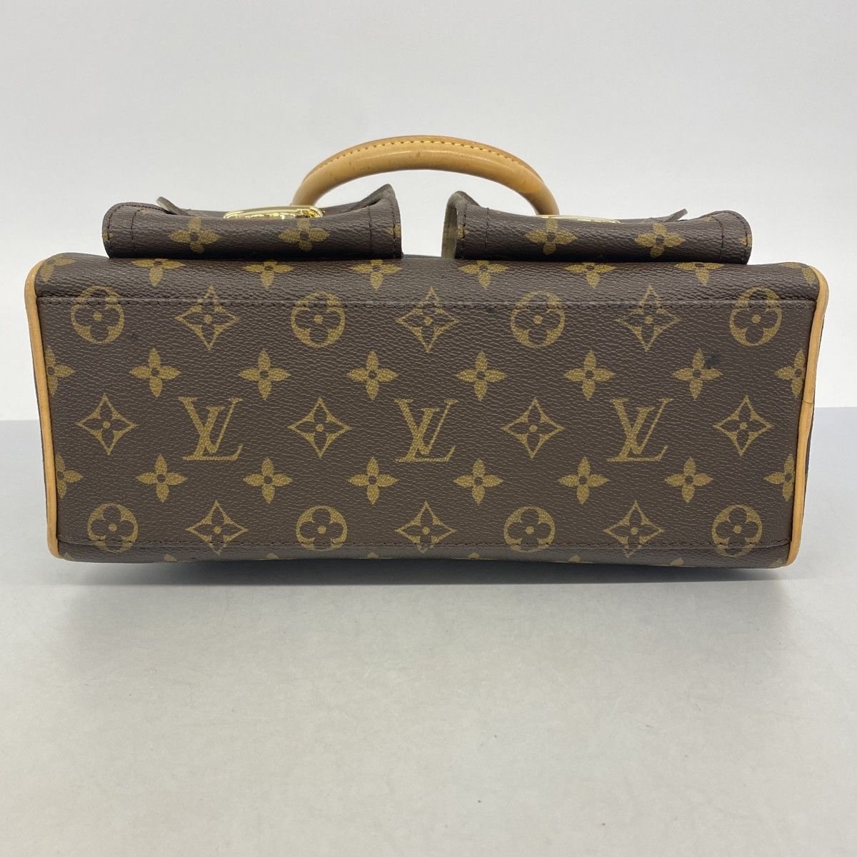 Louis Vuitton Handbag Monogram Manhattan PM Brown — view 3