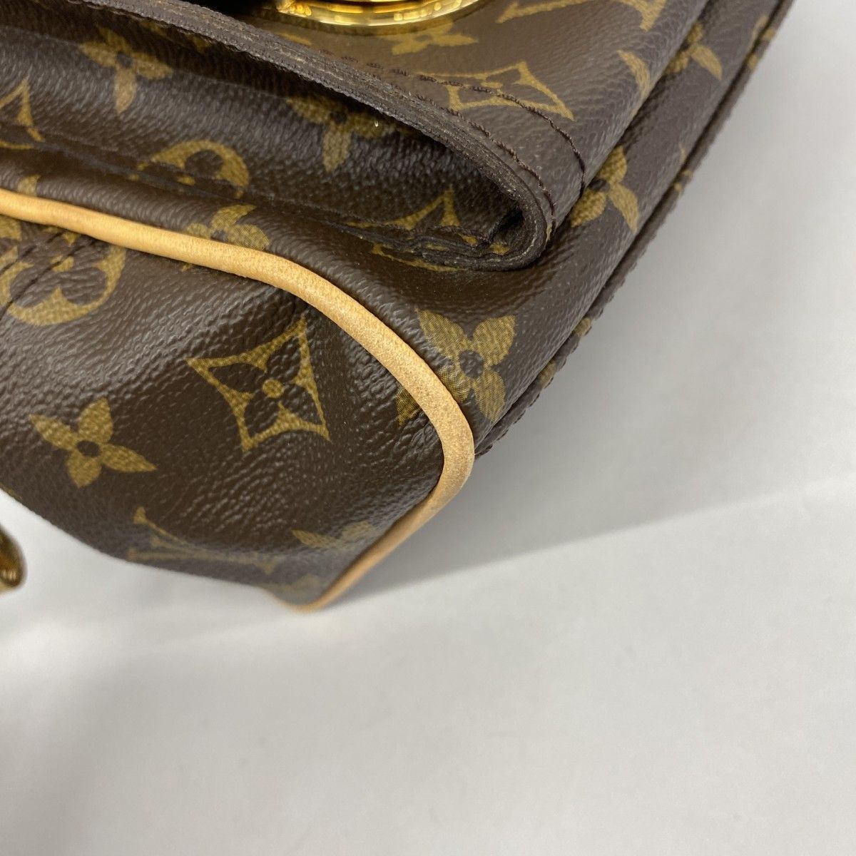 Louis Vuitton Handbag Monogram Manhattan PM Brown — view 6