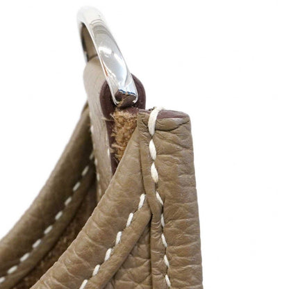 Hermes Shoulder Bag Evelyne Taurillon Clemence Etoupe — view 7