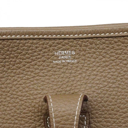 Hermes Shoulder Bag Evelyne Taurillon Clemence Etoupe — view 5