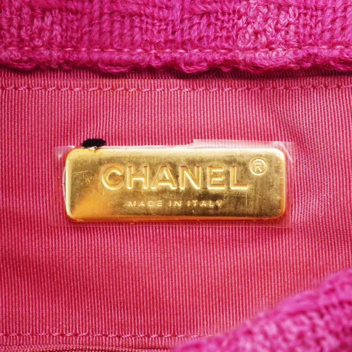 Chanel Shoulder Bag 19 Tweed Pink Gold Silver — view 5