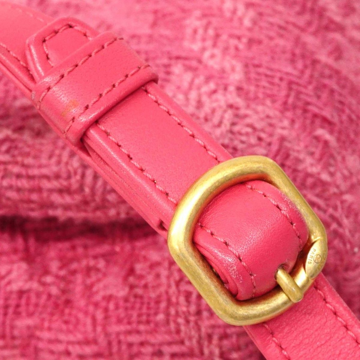 Chanel Shoulder Bag 19 Tweed Pink Gold Silver — view 9
