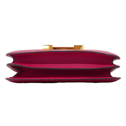 Hermes Shoulder Bag Constance 18 Chevre Misor Flambois Gold — view 3