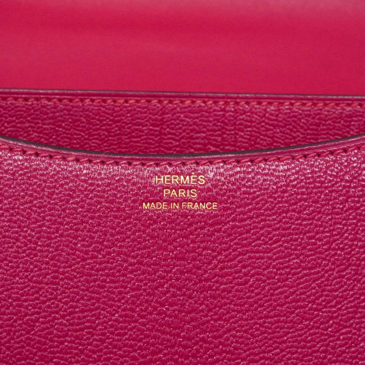 Hermes Shoulder Bag Constance 18 Chevre Misor Flambois Gold — view 5
