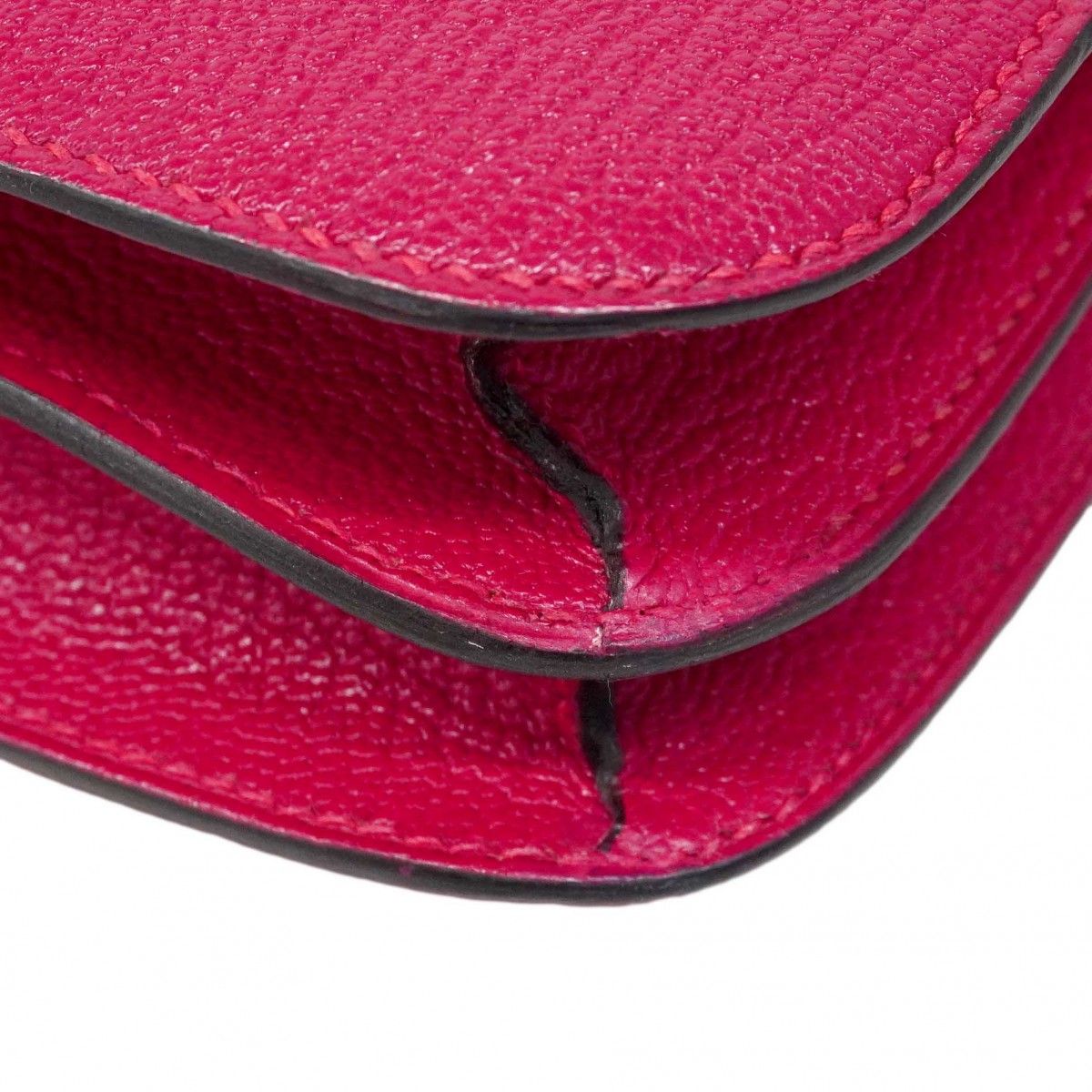 Hermes Shoulder Bag Constance 18 Chevre Misor Flambois Gold — view 6