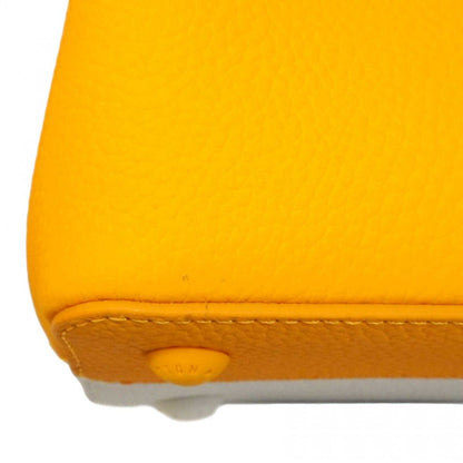 Louis Vuitton Handbag Taurillon Capucines MM Yellow Daniel Buren — view 7
