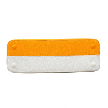 Louis Vuitton Handbag Taurillon Capucines MM Yellow Daniel Buren — view 3