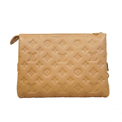 Louis Vuitton Handbag Monogram Embossed Cousin PM Camel 2-Way Bag