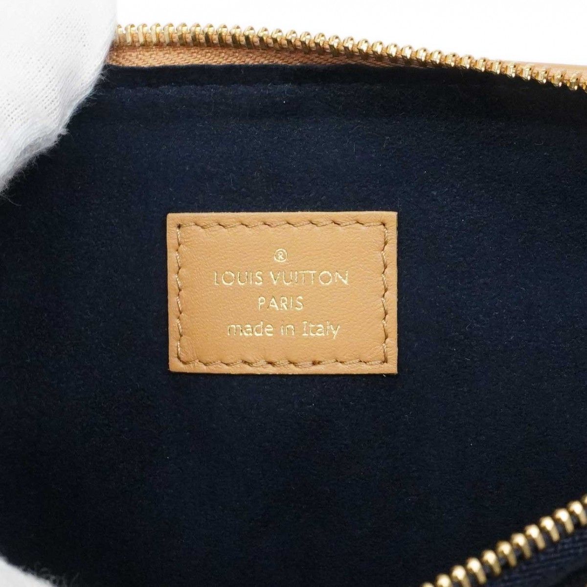 Louis Vuitton Handbag Monogram Embossed Cousin PM Camel 2-Way Bag — view 5