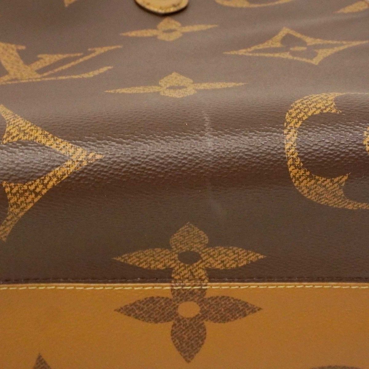 Louis Vuitton Tote Monogram Giant Reverse On The Go GM Brown 2-Way — view 9