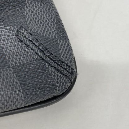 Louis Vuitton Shoulder Bag Damier Graphite Thomas Black Gray — view 6