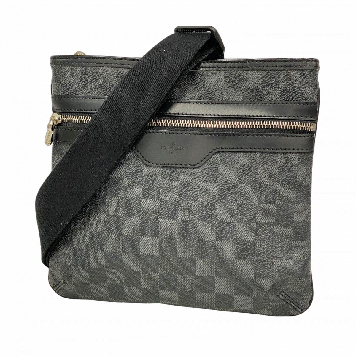 Louis Vuitton Shoulder Bag Damier Graphite Thomas Black Gray