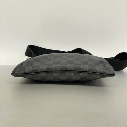 Louis Vuitton Shoulder Bag Damier Graphite Thomas Black Gray — view 3