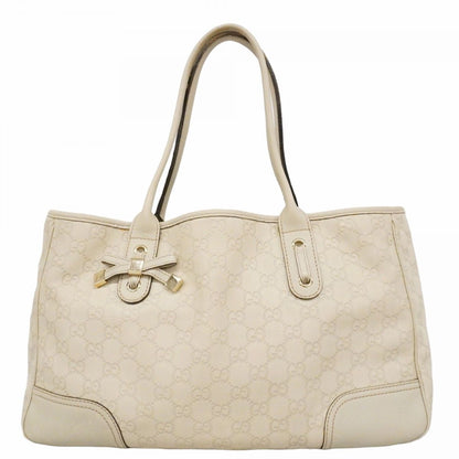 Gucci Tote Guccissima Leather Ivory Chien Pants Gold