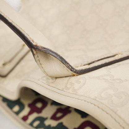 Gucci Tote Guccissima Leather Ivory Chien Pants Gold — view 8