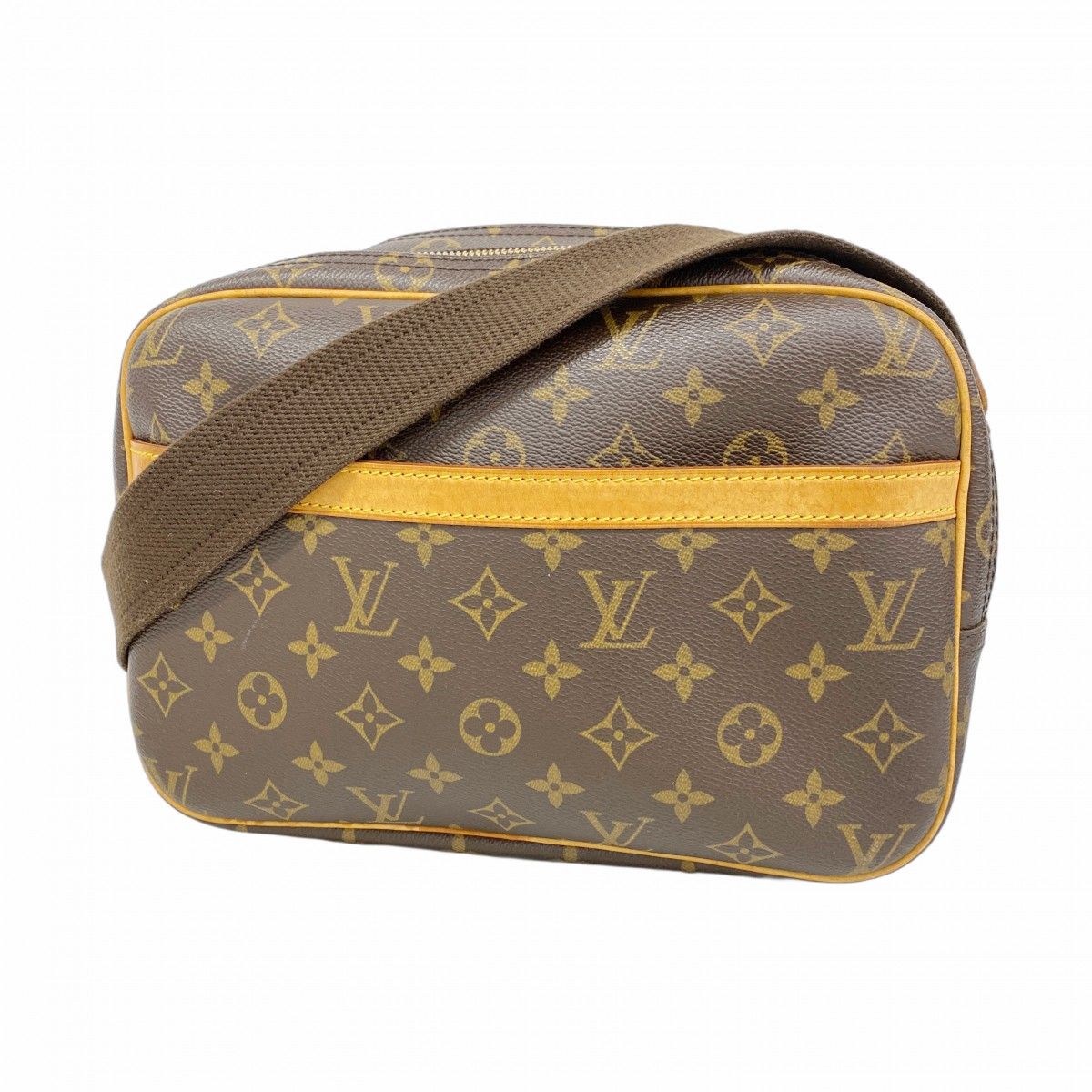 Louis Vuitton Shoulder Bag Monogram Reporter PM Brown