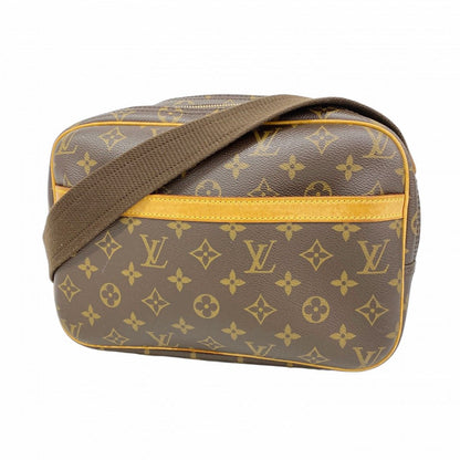 Louis Vuitton Shoulder Bag Monogram Reporter PM Brown