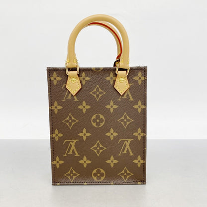 Louis Vuitton Handbag Monogram Petite Sac Plat Brown 2-Way Bag — view 8