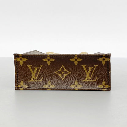 Louis Vuitton Handbag Monogram Petite Sac Plat Brown 2-Way Bag — view 3