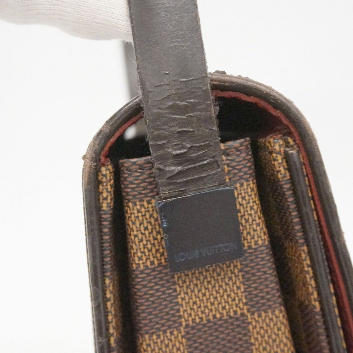 Louis Vuitton Shoulder Bag Damier Tribeca Carre Ebene — view 8