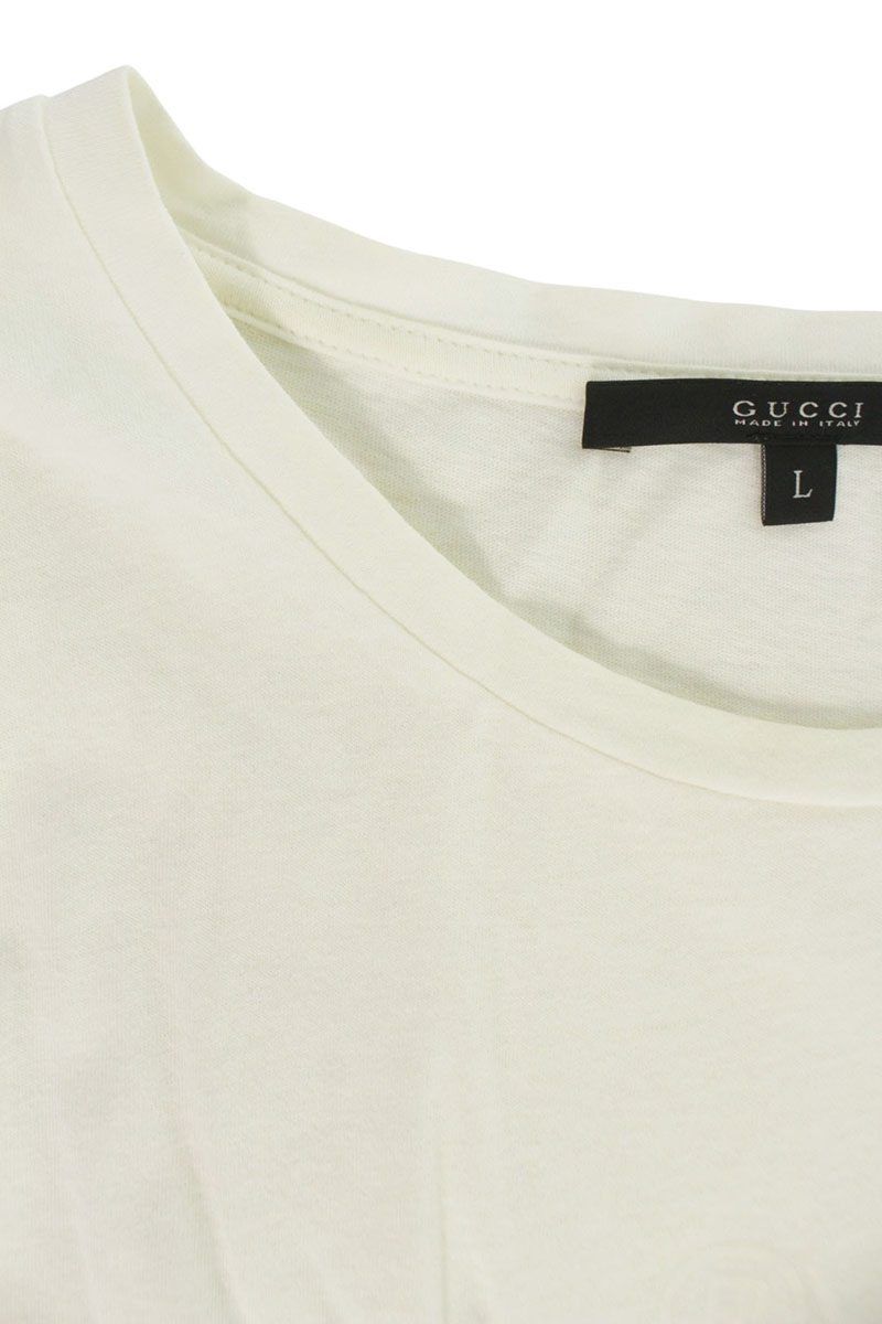Gucci Front Logo Crew Neck T-Shirt — view 3
