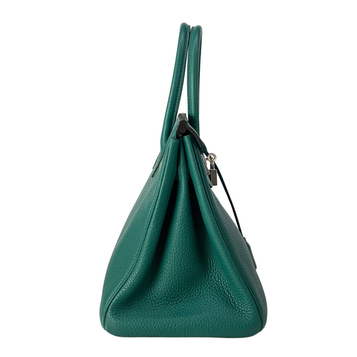 Hermes Handbag Birkin 30 Malachite Silver — view 2