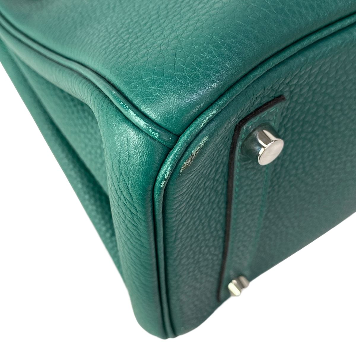 Hermes Handbag Birkin 30 Malachite Silver — view 6