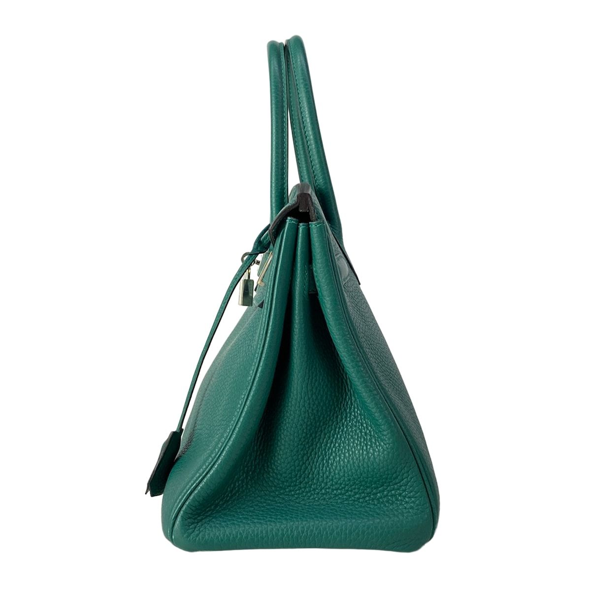 Hermes Handbag Birkin 30 Malachite Silver — view 4