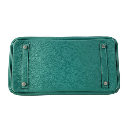 Hermes Handbag Birkin 30 Malachite Silver — view 5