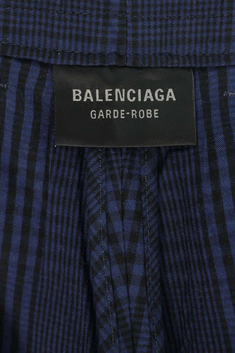 Balenciaga Check Wide Long Pants — view 3