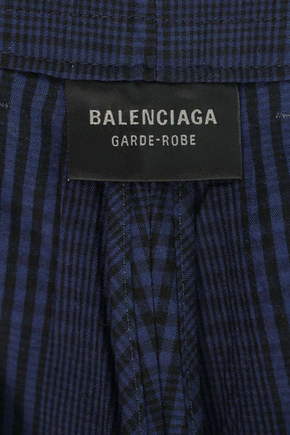 Balenciaga Check Wide Long Pants — view 3