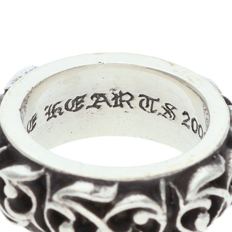 Chrome Hearts Etrnity Vine Band Eternity Silver Ring