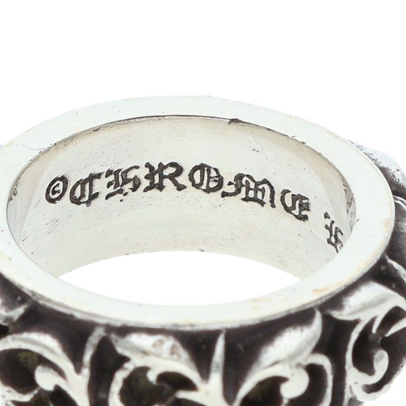 Chrome Hearts Etrnity Vine Band Eternity Silver Ring — view 3
