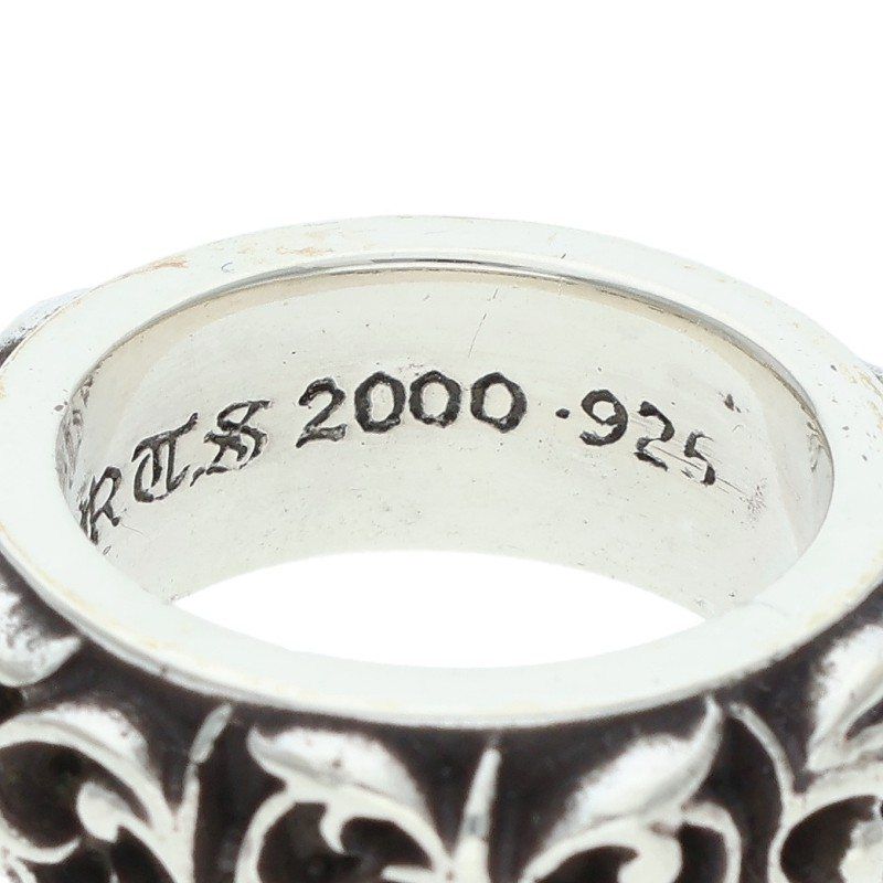 Chrome Hearts Etrnity Vine Band Eternity Silver Ring