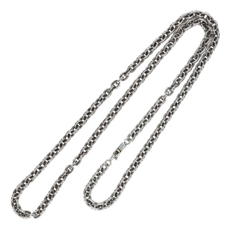 Chrome Hearts Paper Chain 24 Silver Necklace — view 2