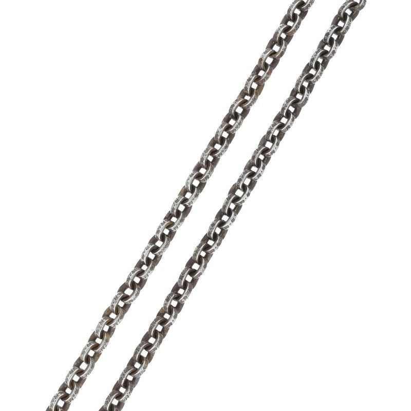 Chrome Hearts Paper Chain 24 Silver Necklace — view 5