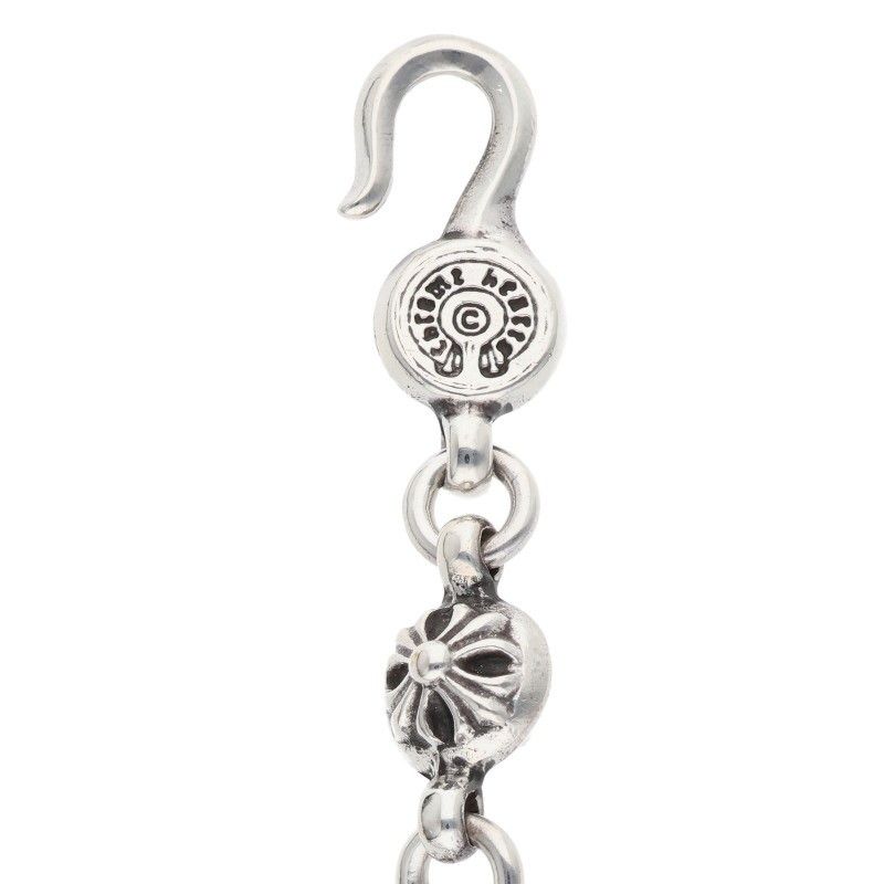 Chrome Hearts 1 Crsbl Chn Sml CH Crs Cross Ball Chain Small CH Silver Necklace — view 4