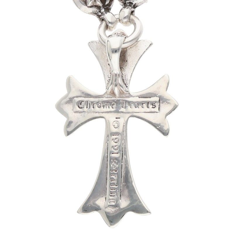 Chrome Hearts 1 Crsbl Chn Sml CH Crs Cross Ball Chain Small CH Silver Necklace — view 3