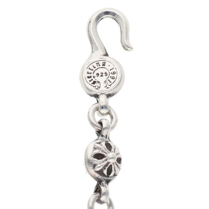 Chrome Hearts 1 Crsbl Chn Sml CH Crs Cross Ball Chain Small CH Silver Necklace — view 5