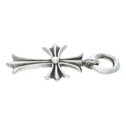 Chrome Hearts Tiny CH Cross Vintage Charm Silver Necklace Top — view 5