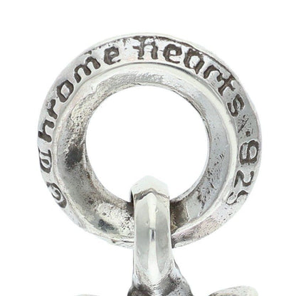 Chrome Hearts Tiny CH Cross Vintage Charm Silver Necklace Top — view 3