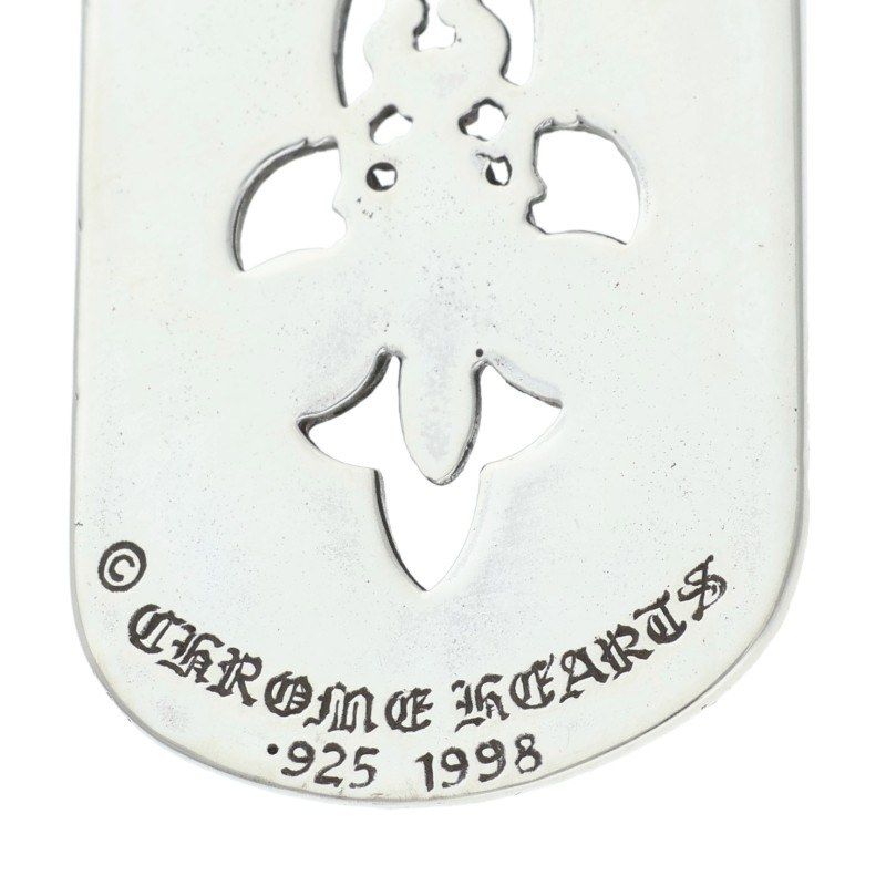 Chrome Hearts D Tag Lrg Fle Dag Fudaga Dog Tag Large Necklace Top — view 3