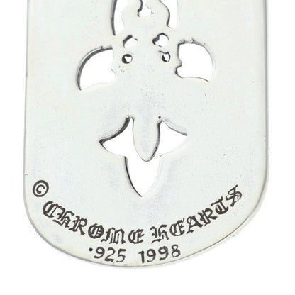 Chrome Hearts D Tag Lrg Fle Dag Fudaga Dog Tag Large Necklace Top — view 3