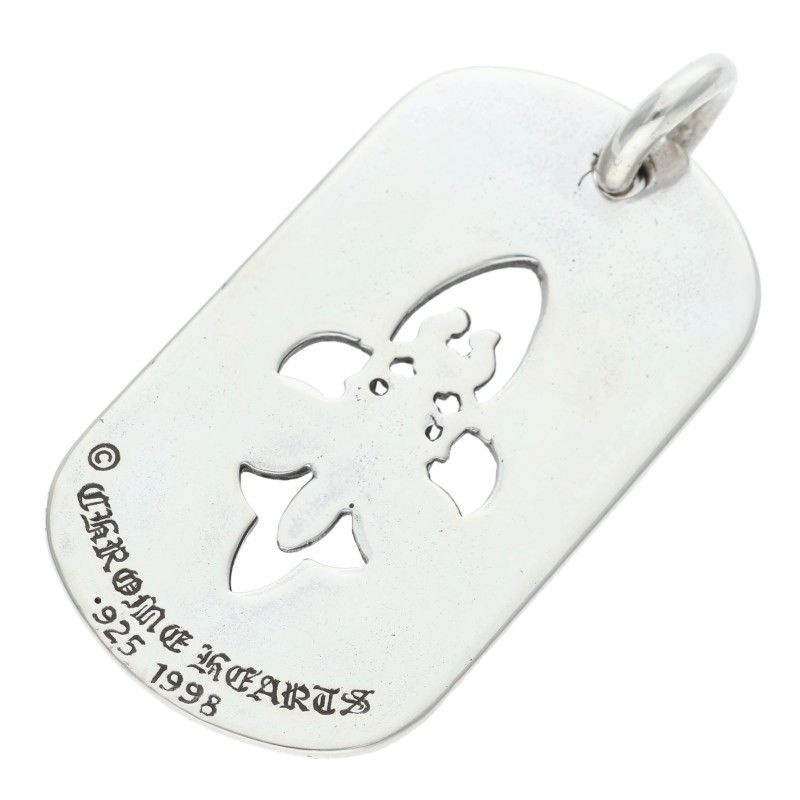 Chrome Hearts D Tag Lrg Fle Dag Fudaga Dog Tag Large Necklace Top — view 2