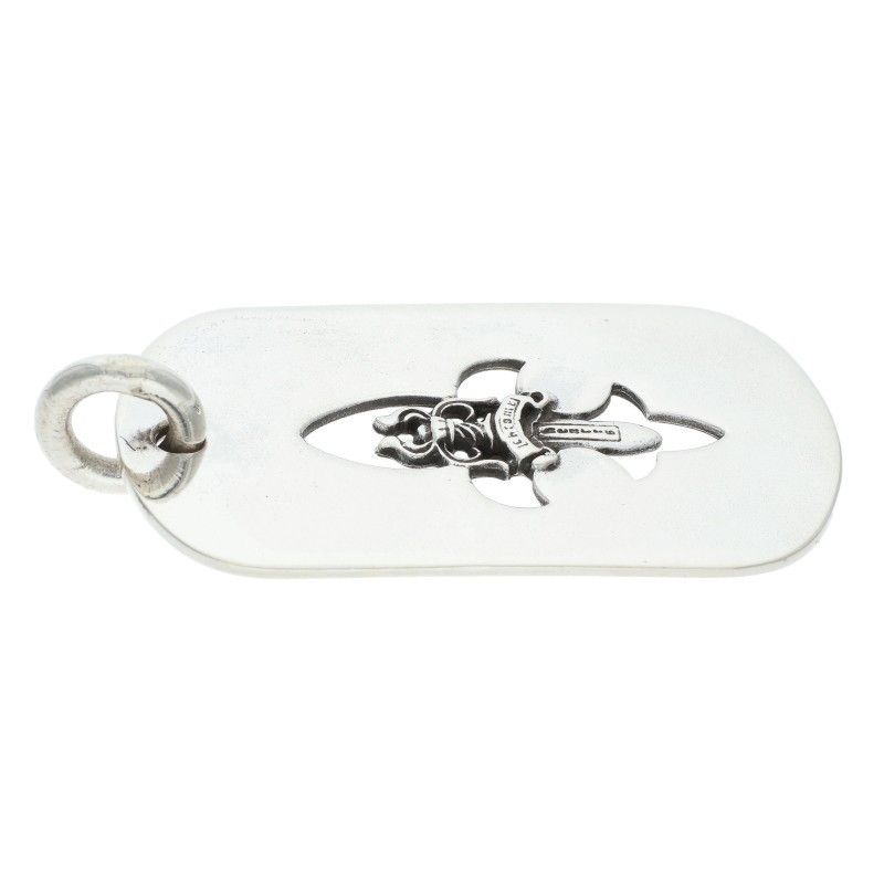 Chrome Hearts D Tag Lrg Fle Dag Fudaga Dog Tag Large Necklace Top — view 4