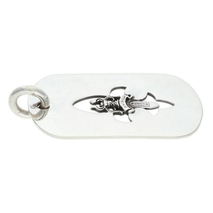 Chrome Hearts D Tag Lrg Fle Dag Fudaga Dog Tag Large Necklace Top — view 4
